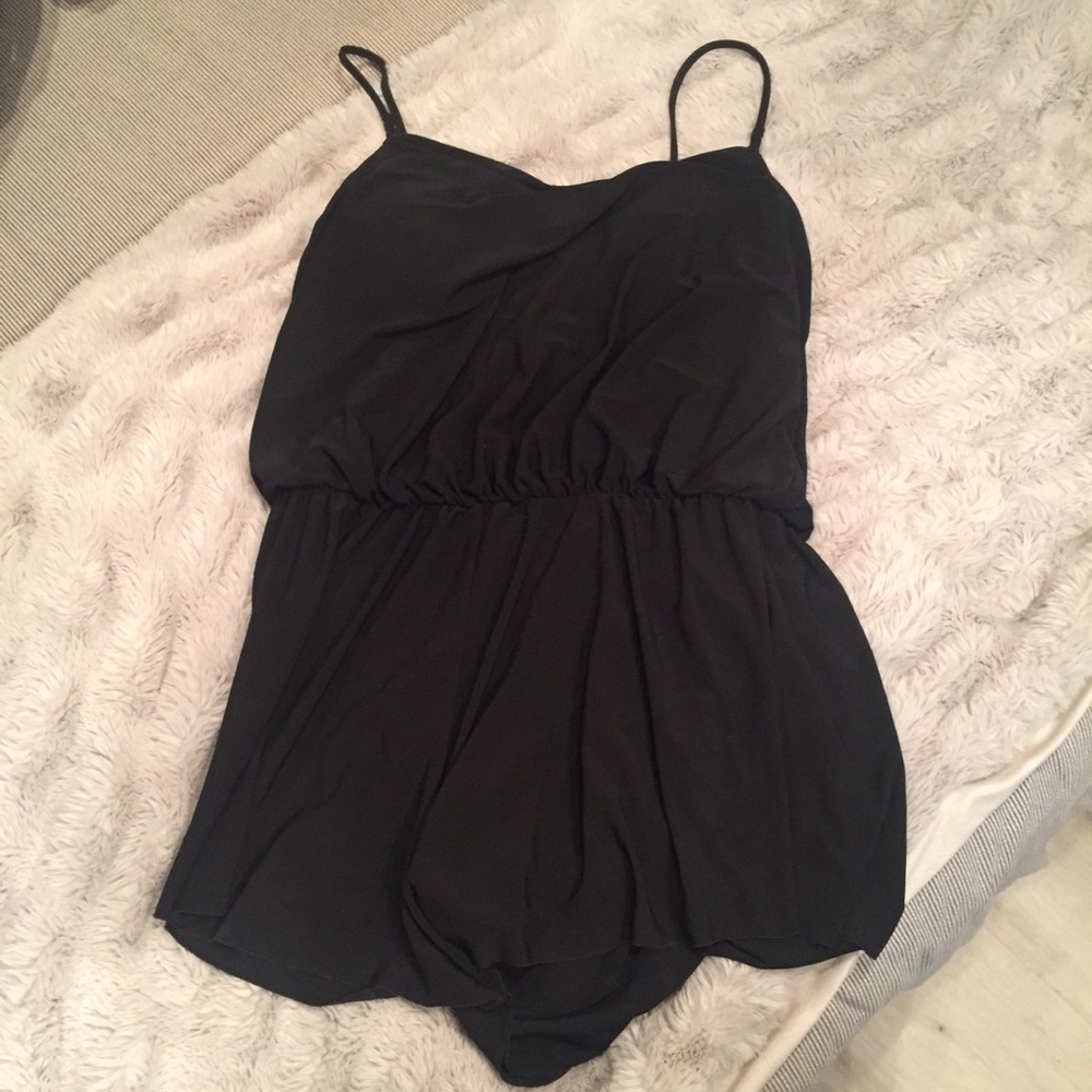 Black Romper Swimsuit